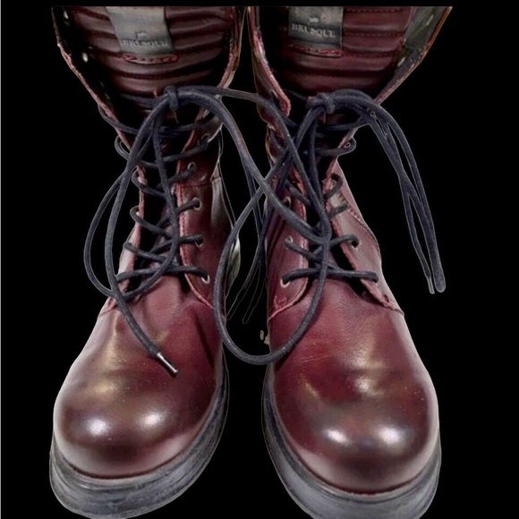 Leather Military Boots Sz 7.5 - Picture 16 of 16